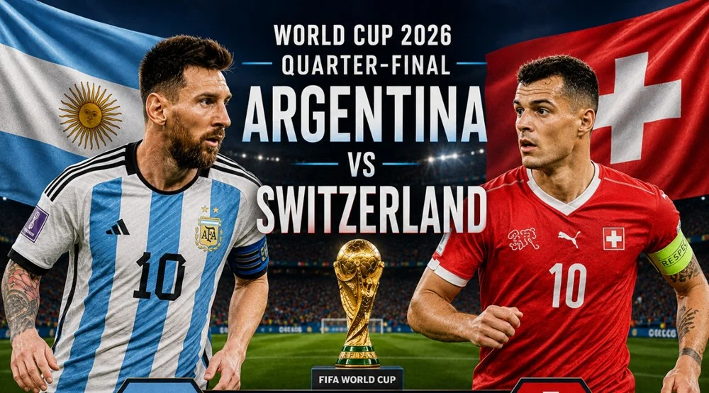 Argentina vs Switzerland FIFA World Cup 2026 quarterfinal